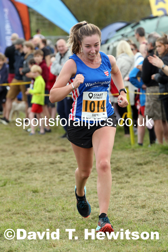 Senior womens 2021 North Eastern Harrier League, Druridge Bay. Photo: David T. Hewitson/Sports for All Pics